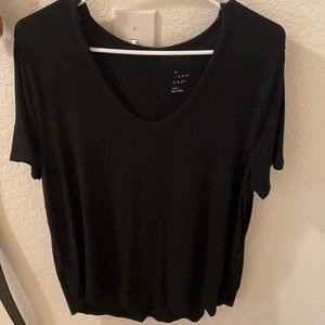 Target brand. Size large. Short sleeve black shirt